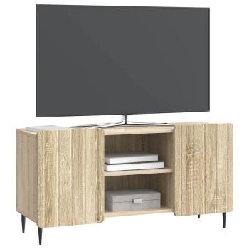 TV-Schränk 102 x 34,5 x 52 cm Sonoma-Eiche Holzwerkstoff