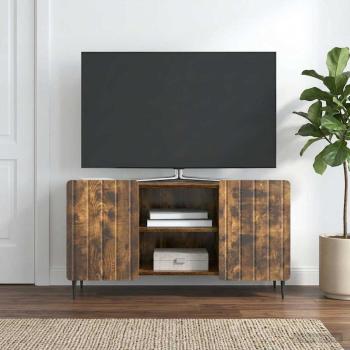 ARDEBO.de - TV-Schränk 102 x 34,5 x 52 cm Räuchereiche Holzwerkstoff