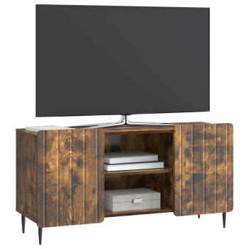 TV-Schränk 102 x 34,5 x 52 cm Räuchereiche Holzwerkstoff