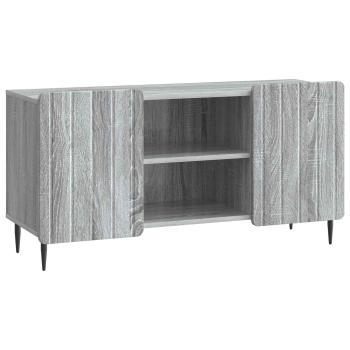 TV-Schränk 102 x 34,5 x 52 cm Sonoma-Grau Holzwerkstoff