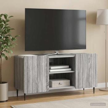 TV-Schränk 102 x 34,5 x 52 cm Sonoma-Grau Holzwerkstoff