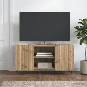 ARDEBO.de - TV-Schränk 102 x 34,5 x 52 cm Artisan-Eiche Holzwerkstoff