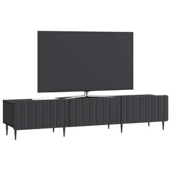 TV-Schränk Schwarz 147 x 34,5 x 32 cm Holzwerkstoff
