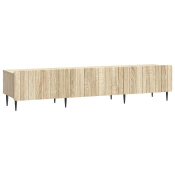 TV-Schränk 147 x 34,5 x 32 cm Sonoma-Eiche Holzwerkstoff