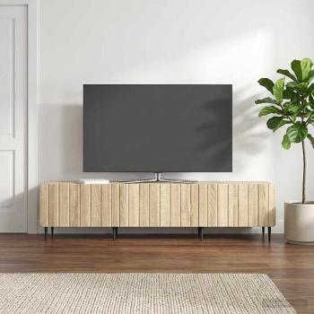 TV-Schränk 147 x 34,5 x 32 cm Sonoma-Eiche Holzwerkstoff