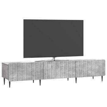 TV-Schränk Betongrau 147 x 34,5 x 32 cm Holzwerkstoff