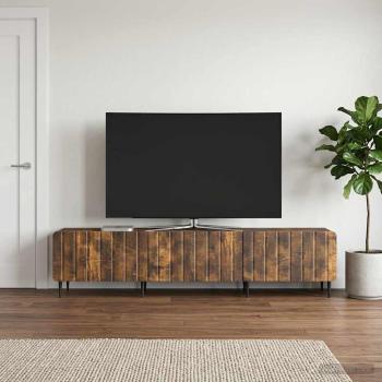 TV-Schränk Geräucherte Eiche 147 x 34,5 x 32 cm Holzwerkstoff