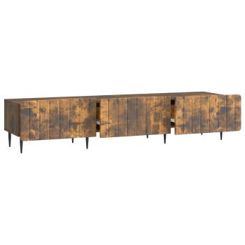 TV-Schränk Geräucherte Eiche 147 x 34,5 x 32 cm Holzwerkstoff