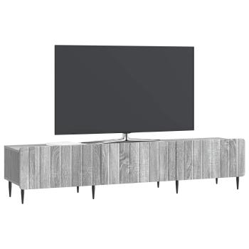TV-Schränk Graues Sonoma 147 x 34,5 x 32 cm Holzwerkstoff