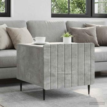 ARDEBO.de - Couchtisch Betongrau 49 x 50 x 42 cm Holzwerkstoff