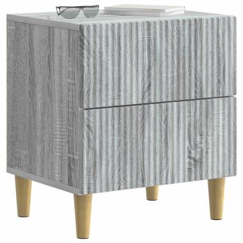 Nachttisch Sonoma-Grau 43 x 34,5 x 48 cm Holzwerkstoff