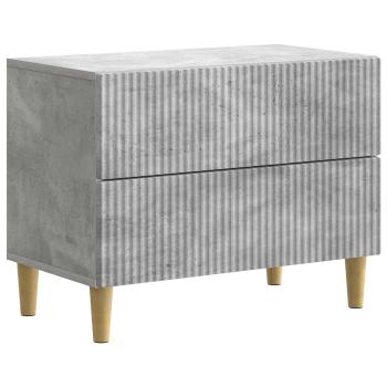 Nachttisch Betongrau 62 x 34,5 x 48 cm Holzwerkstoff