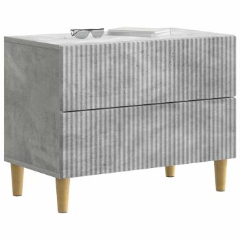 Nachttisch Betongrau 62 x 34,5 x 48 cm Holzwerkstoff
