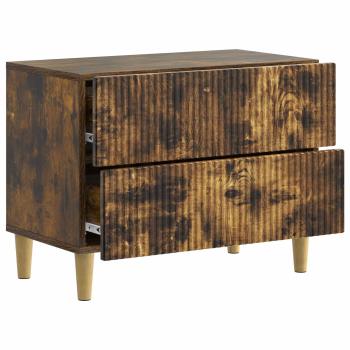Nachttisch Geräucherte Eiche 62 x 34,5 x 48 cm Holzwerkstoff