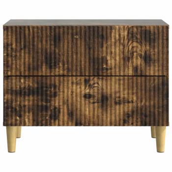 Nachttisch Geräucherte Eiche 62 x 34,5 x 48 cm Holzwerkstoff