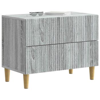 Nachttisch Graues Sonoma 62 x 34,5 x 48 cm Holzwerkstoff