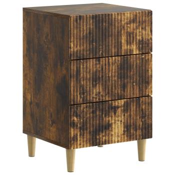 Nachttisch Räuchereiche 43 x 41 x 66,5 cm Holzwerkstoff