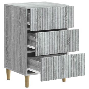 Nachttisch Sonoma-Grau 43 x 41 x 66,5 cm Holzwerkstoff