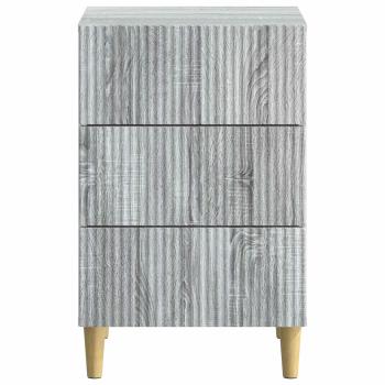 Nachttisch Sonoma-Grau 43 x 41 x 66,5 cm Holzwerkstoff