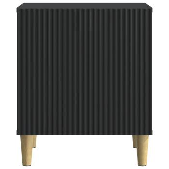 Nachttisch Schwarz 43 x 34,5 x 50 cm Holzwerkstoff