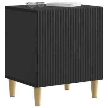 Nachttisch 2 stk. Schwarz 43 x 34,5 x 50 cm Holzwerkstoff
