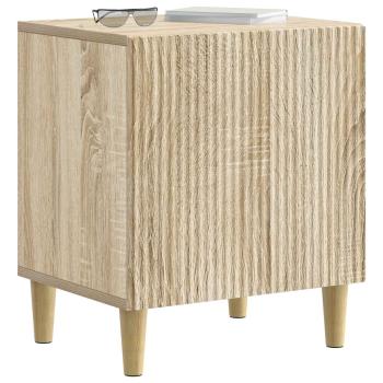 Nachttisch 2 stk. Sonoma-Eiche 43 x 34,5 x 50 cm Holzwerkstoff