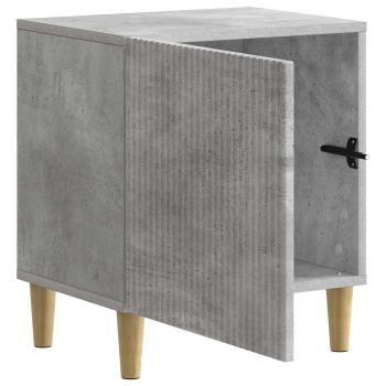 Nachttisch Betongrau 43 x 34,5 x 50 cm Holzwerkstoff