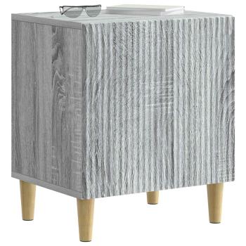 Nachttisch 2 stk. Graues Sonoma 43 x 34,5 x 50 cm Holzwerkstoff