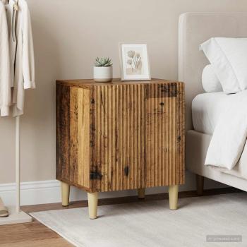 ARDEBO.de - Nachttisch 2 stk. Altholz 43 x 34,5 x 50 cm Holzwerkstoff
