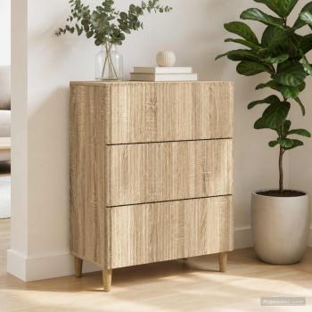 Schubladenschrank 66 x 34,5 x 90 cm Holzwerkstoff Sonoma-Eiche