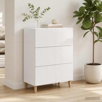 Schubladenschrank 66 x 34,5 x 90 cm Holzwerkstoff