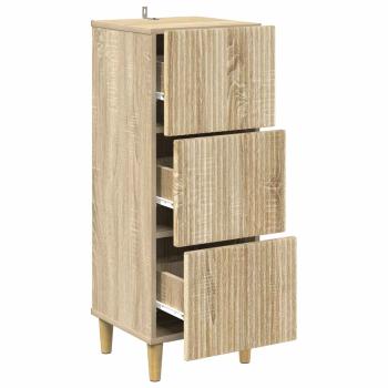 Schubladenschrank Sonoma-Eiche 33 x 34,5 x 90 cm Holzwerkstoff