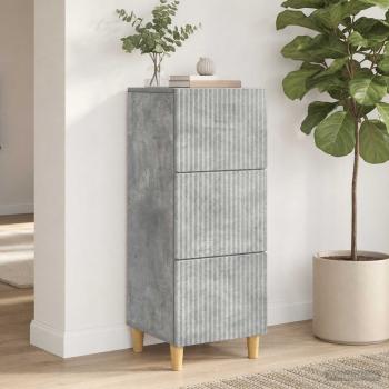 Schubladenschrank Betongrau 33 x 34,5 x 90 cm Holzwerkstoff