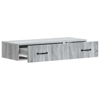 Wandmontierter Beistelltisch 87,5 x 34,5 x 17 cm Holzwerkstoff
