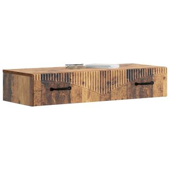 Wandmontierter Beistelltisch 87,5 x 34,5 x 17 cm Holzwerkstoff