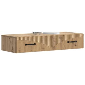 Wandmontierter Beistelltisch 87,5 x 34,5 x 17 cm Holzwerkstoff