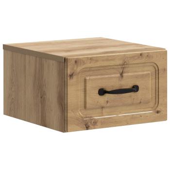 Wandmontierter Nachttisch Artisan-Eiche 34,5 x 33 x 20 cm