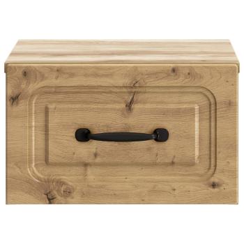 Wandmontierter Nachttisch Artisan-Eiche 34,5 x 33 x 20 cm