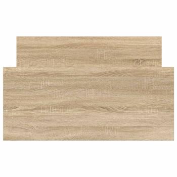 Bettgestell ohne Matratze Sonoma-Eiche 75x190 cm Holzwerkstoff