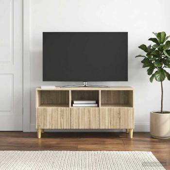 ARDEBO.de - TV-Schränk 102 x 34,5 x 50 cm Sonoma-Eiche Holzwerkstoff