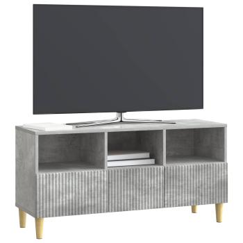 TV-Schränk 102 x 34,5 x 50 cm Betongrau Holzwerkstoff