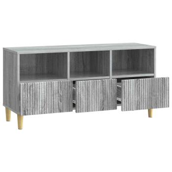TV-Schränk 102 x 34,5 x 50 cm Sonoma-Grau Holzwerkstoff