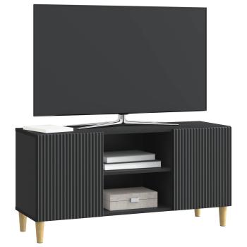TV-Schränk 102 x 34,5 x 50 cm Schwarz Holzwerkstoff