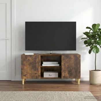 ARDEBO.de - TV-Schränk 102 x 34,5 x 50 cm Räuchereiche Holzwerkstoff