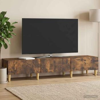 TV-Schränk Geräucherte Eiche 147 x 34,5 x 30 cm Holzwerkstoff