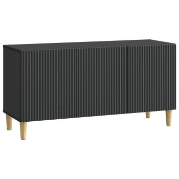 TV-Schränk 99 x 34,5 x 50 cm Schwarz Holzwerkstoff
