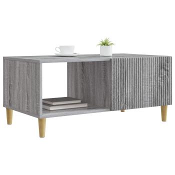 Couchtisch Sonoma-Grau 90 x 50 x 40 cm Holzwerkstoff
