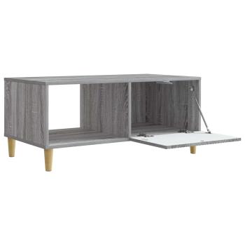 Couchtisch Sonoma-Grau 90 x 50 x 40 cm Holzwerkstoff