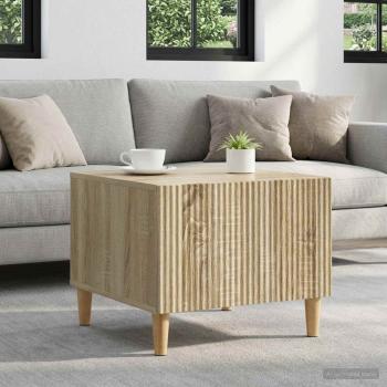 ARDEBO.de - Couchtisch Sonoma-Eiche 49 x 50 x 40 cm Holzwerkstoff