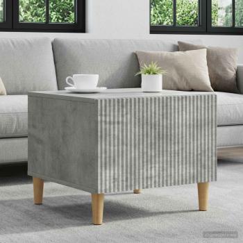 ARDEBO.de - Couchtisch Betongrau 49 x 50 x 40 cm Holzwerkstoff